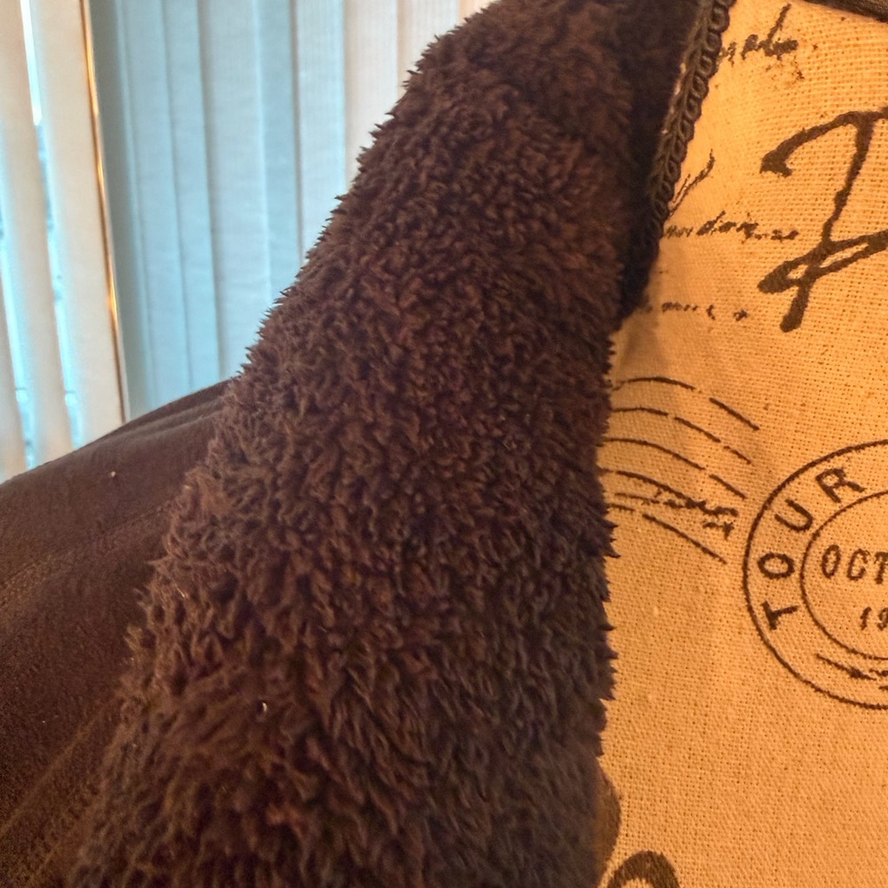 lululemon athletica Black Sherpa Cowl Neck Coat - Picture 11 of 15